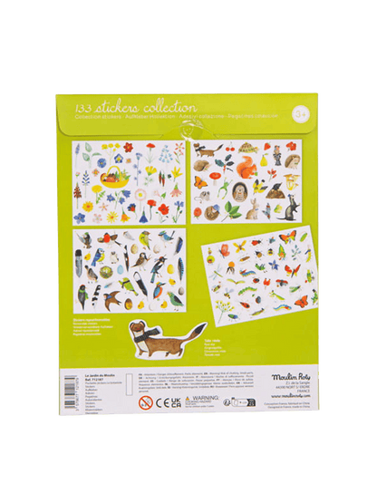 Zestaw arkuszy z naklejkami Collection Moulin Roty BEBE Concept 