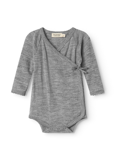 Body kopertowe z wełny merino Belita Pointelle MarMar Copenhagen BEBE Concept 