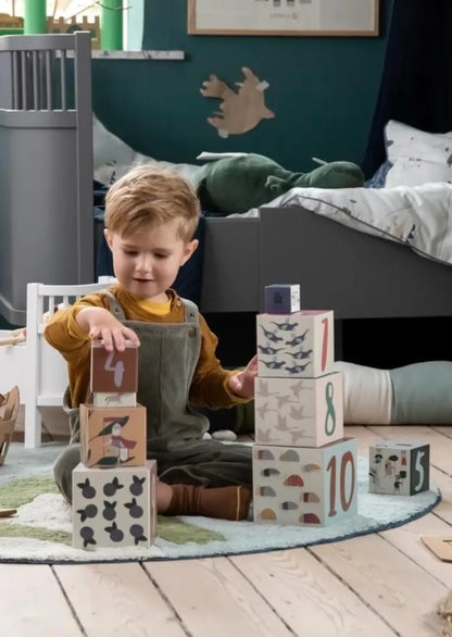 duże klocki do budowania wieży Sebra BEBE Concept 