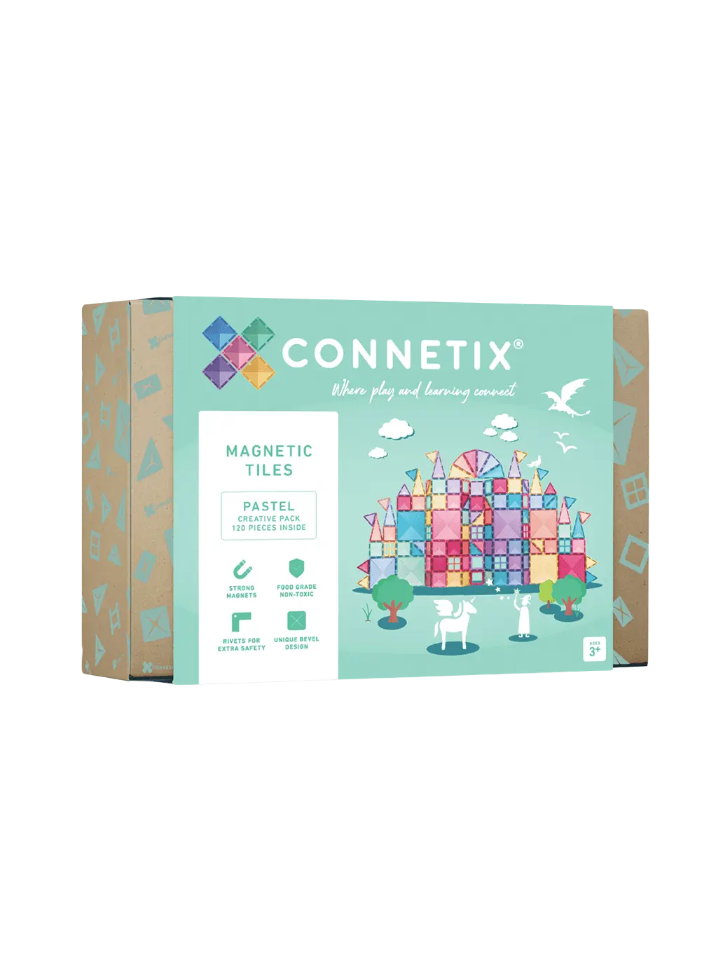 Klocki magnetyczne Pastel Creative pack Connetix BEBE Concept 