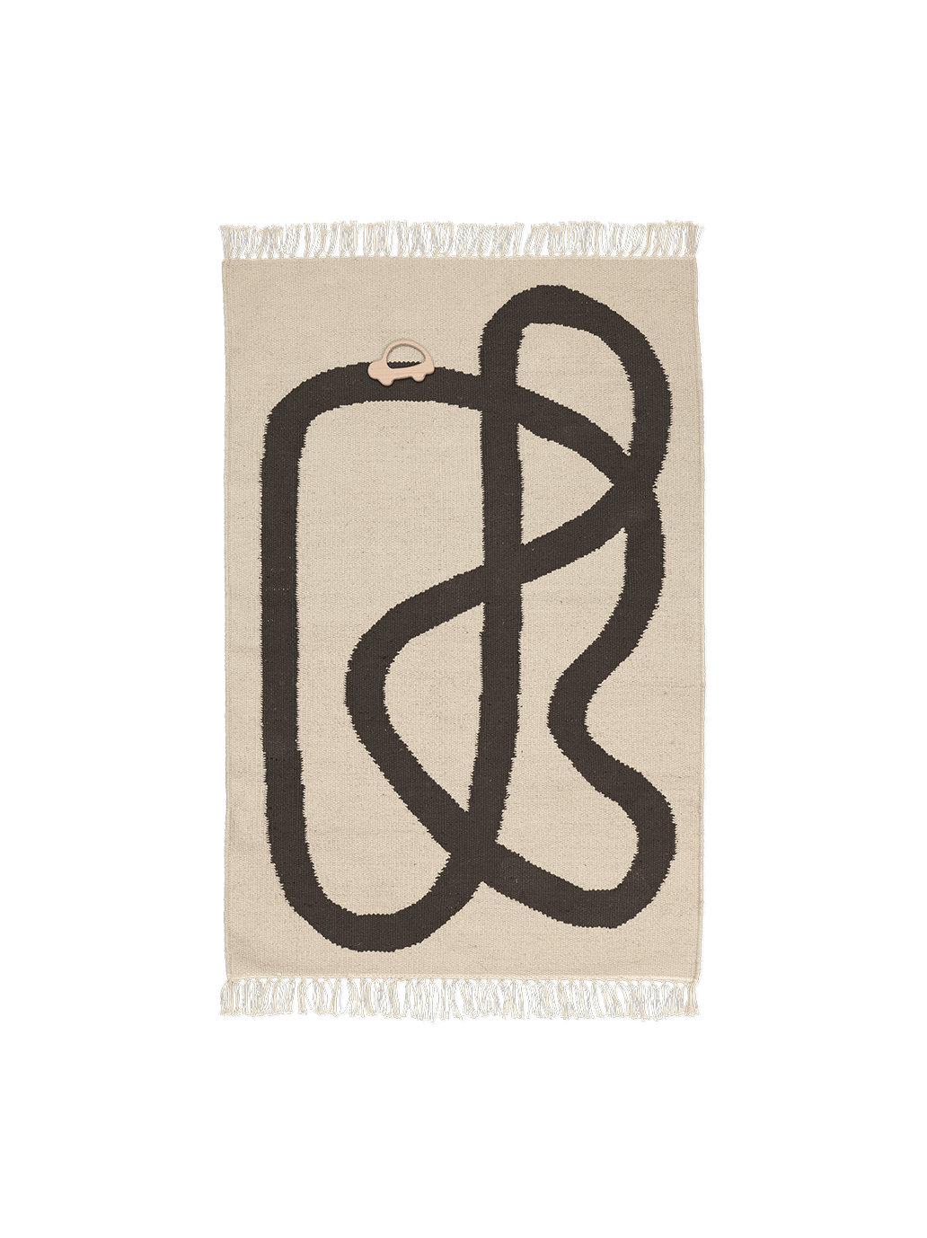 Dywan z motywem drogi Lane Rug Ferm Living BEBE Concept 