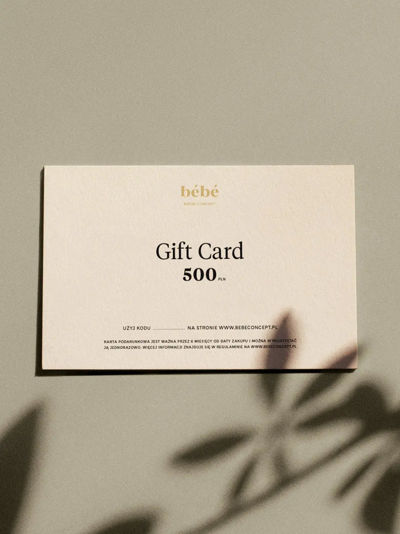 karta podarunkowa BÉBÉ Concept BEBE Concept 