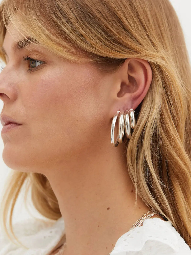 Kolczyki Thick Hoops Anna + Nina BEBE Concept 