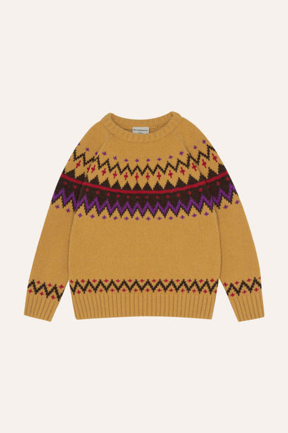 Sweter Zig Zag Yellow Jumper The Campamento BEBE Concept 