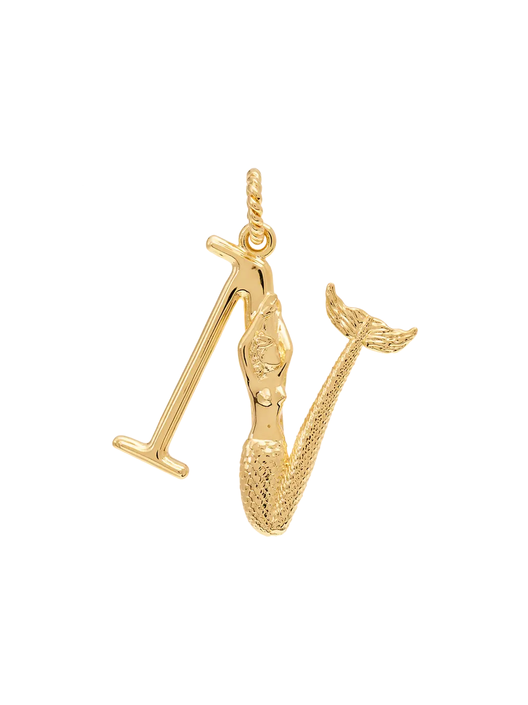 Pozłacana zawieszka Initial Muse Necklace Charm Anna + Nina BEBE Concept 