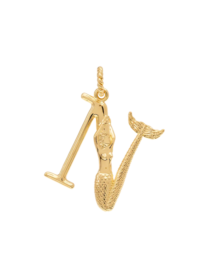 Pozłacana zawieszka Initial Muse Necklace Charm Anna + Nina BEBE Concept 