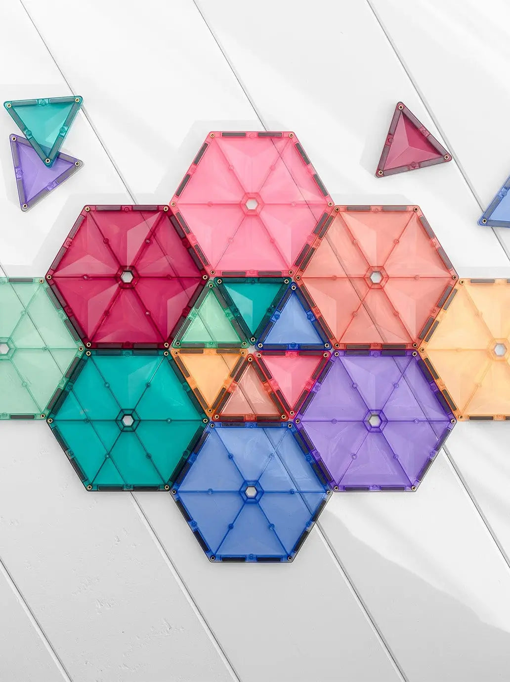Klocki magnetyczne Pastel Geometry Pack Connetix BEBE Concept 