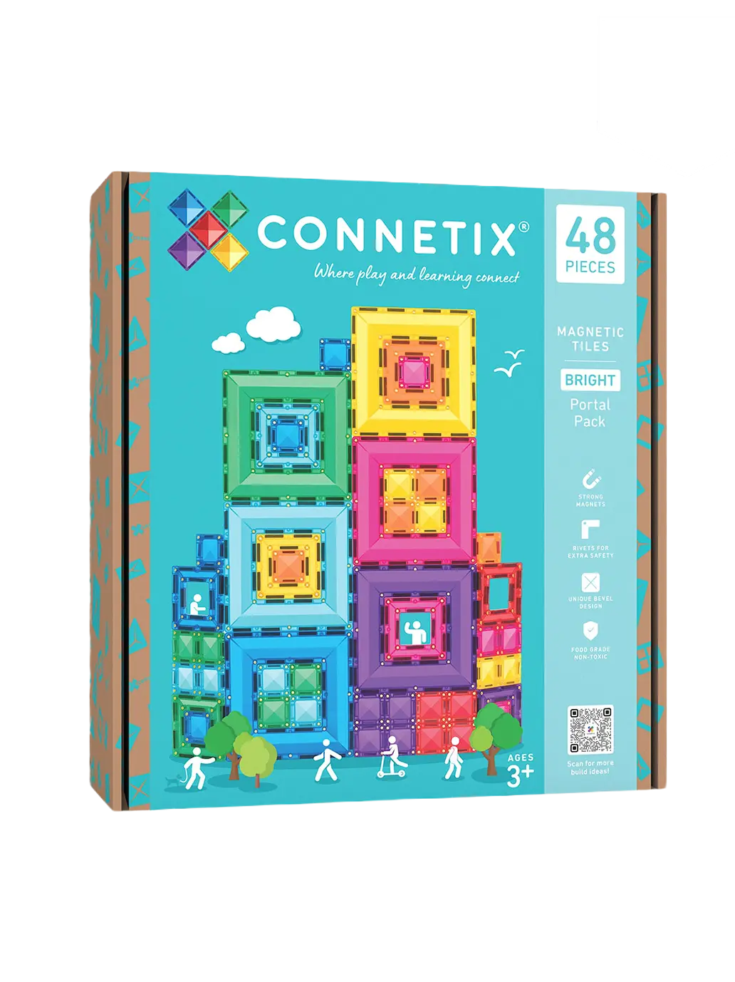 Klocki magnetyczne Bright Portal Pack Connetix BEBE Concept 