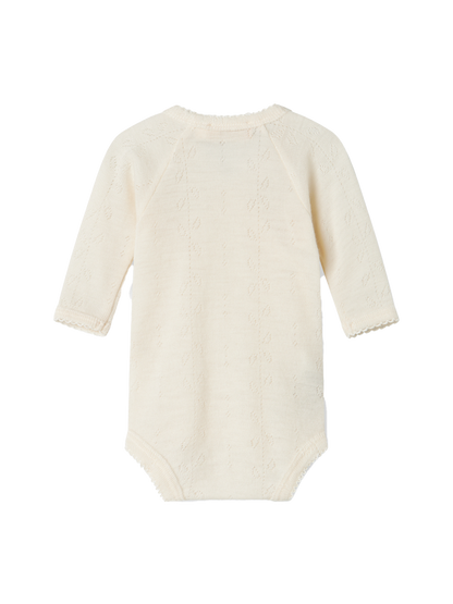 Body kopertowe z wełny merino Belita Pointelle MarMar Copenhagen BEBE Concept 