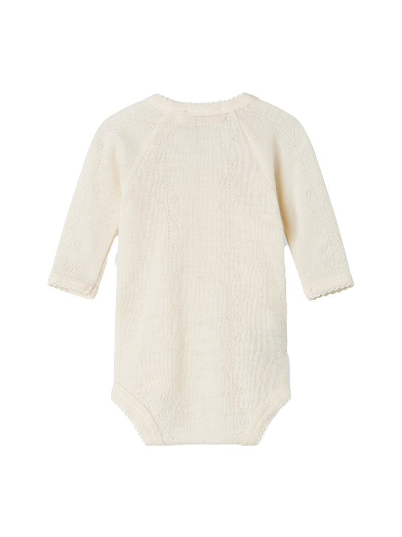 Body kopertowe z wełny merino Belita Pointelle MarMar Copenhagen BEBE Concept 