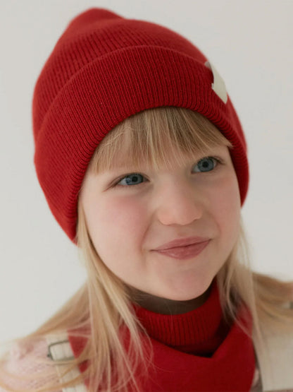 Cienka czapka z wełny merino Fine Mille Family BEBE Concept 