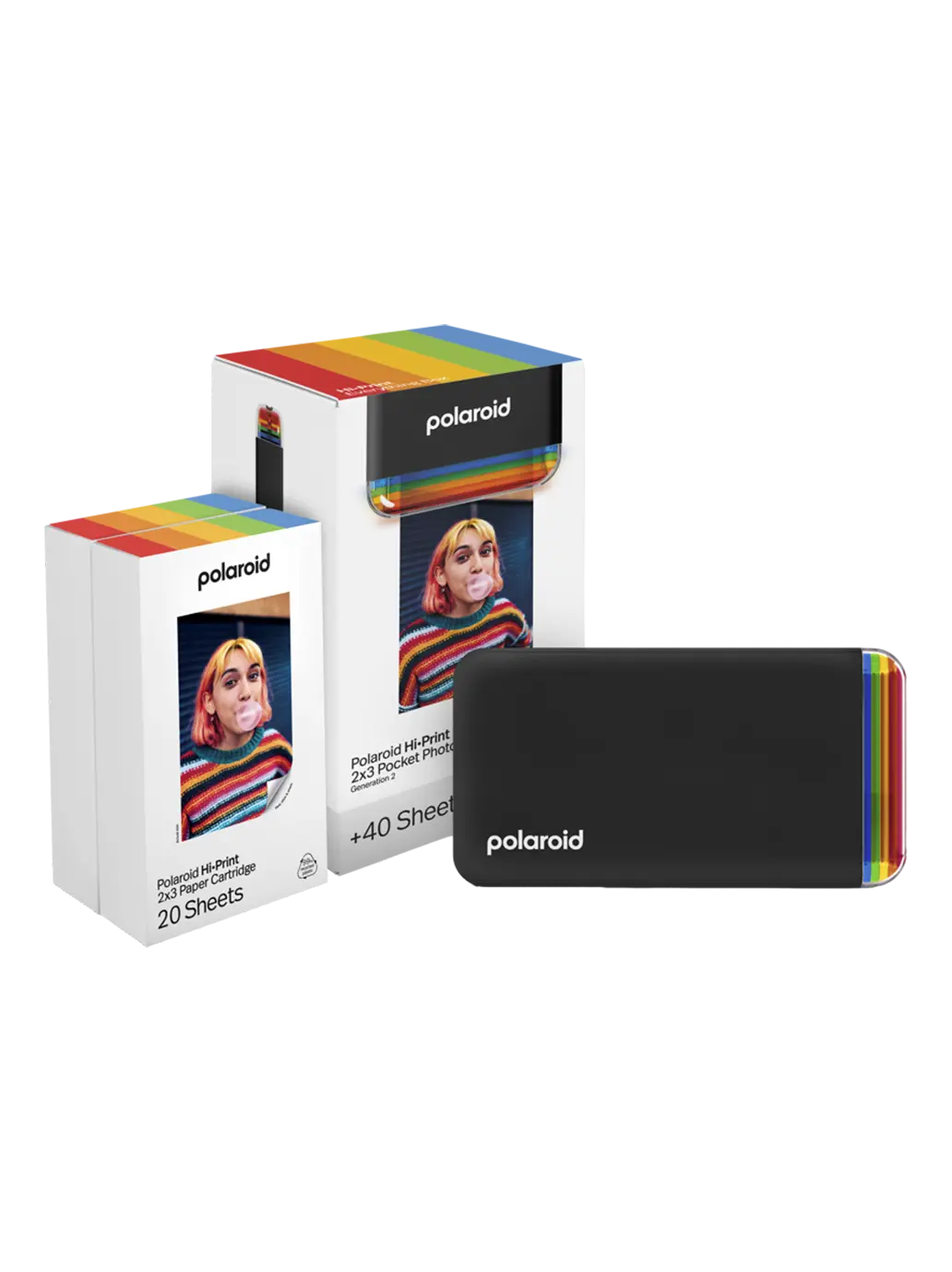 Drukarka do zdjęć Hi-Print Gen 2 + 40 arkuszy Polaroid BEBE Concept 