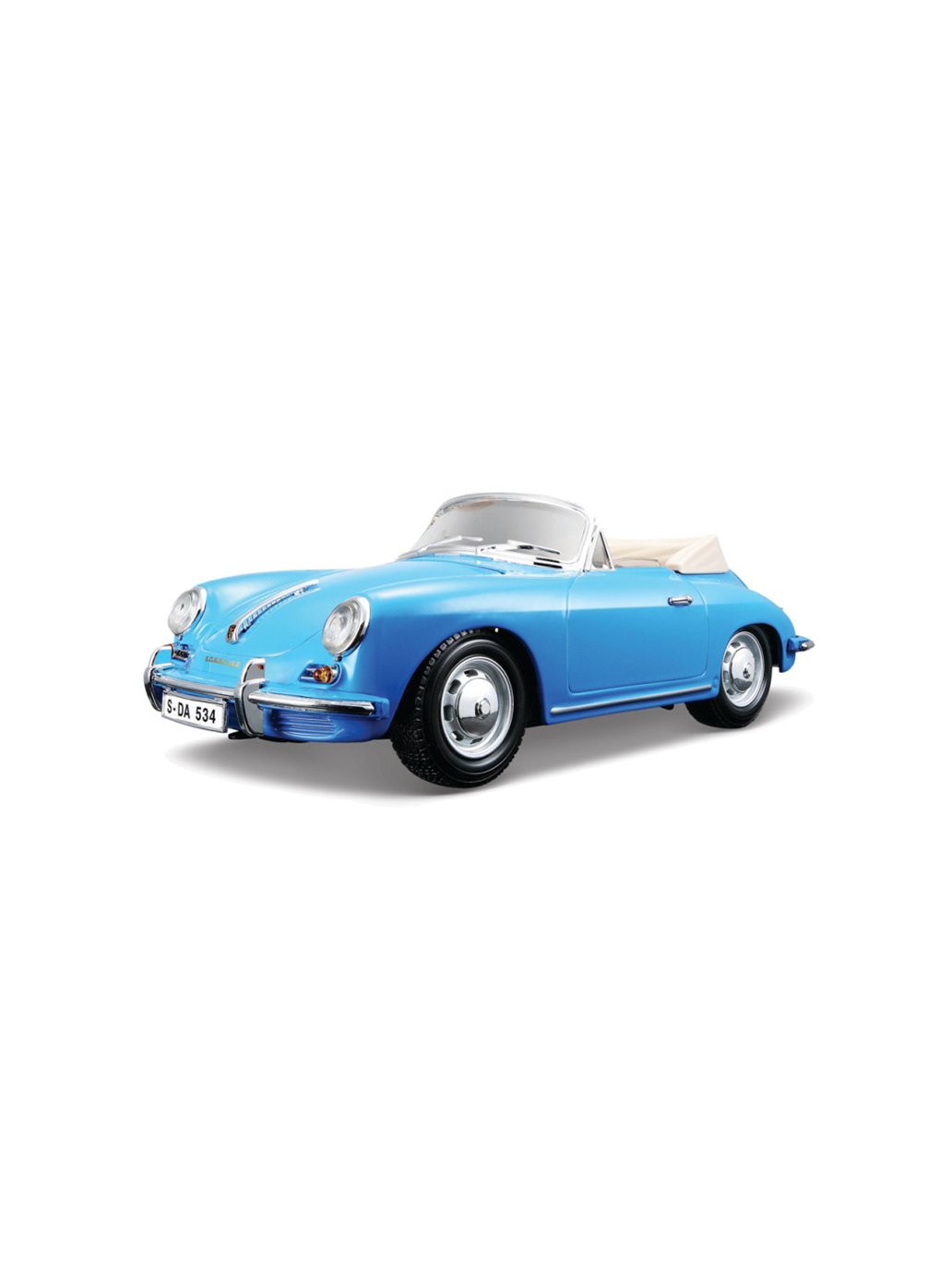 Duży metalowy model samochodu Porsche Cabriolet Burago BEBE Concept 