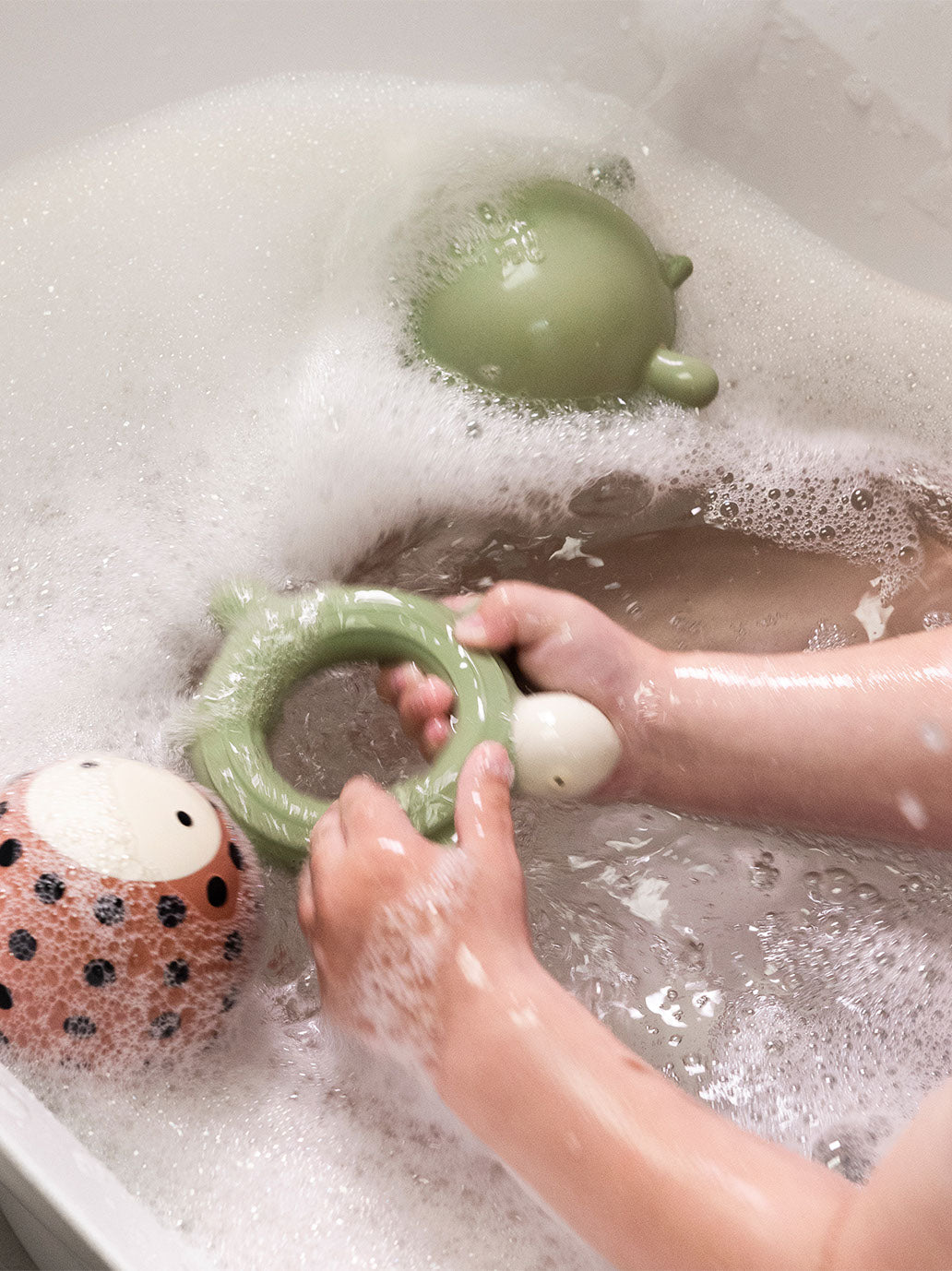 Gumowa zabawka do kąpieli Bath Toy Sebra BEBE Concept 