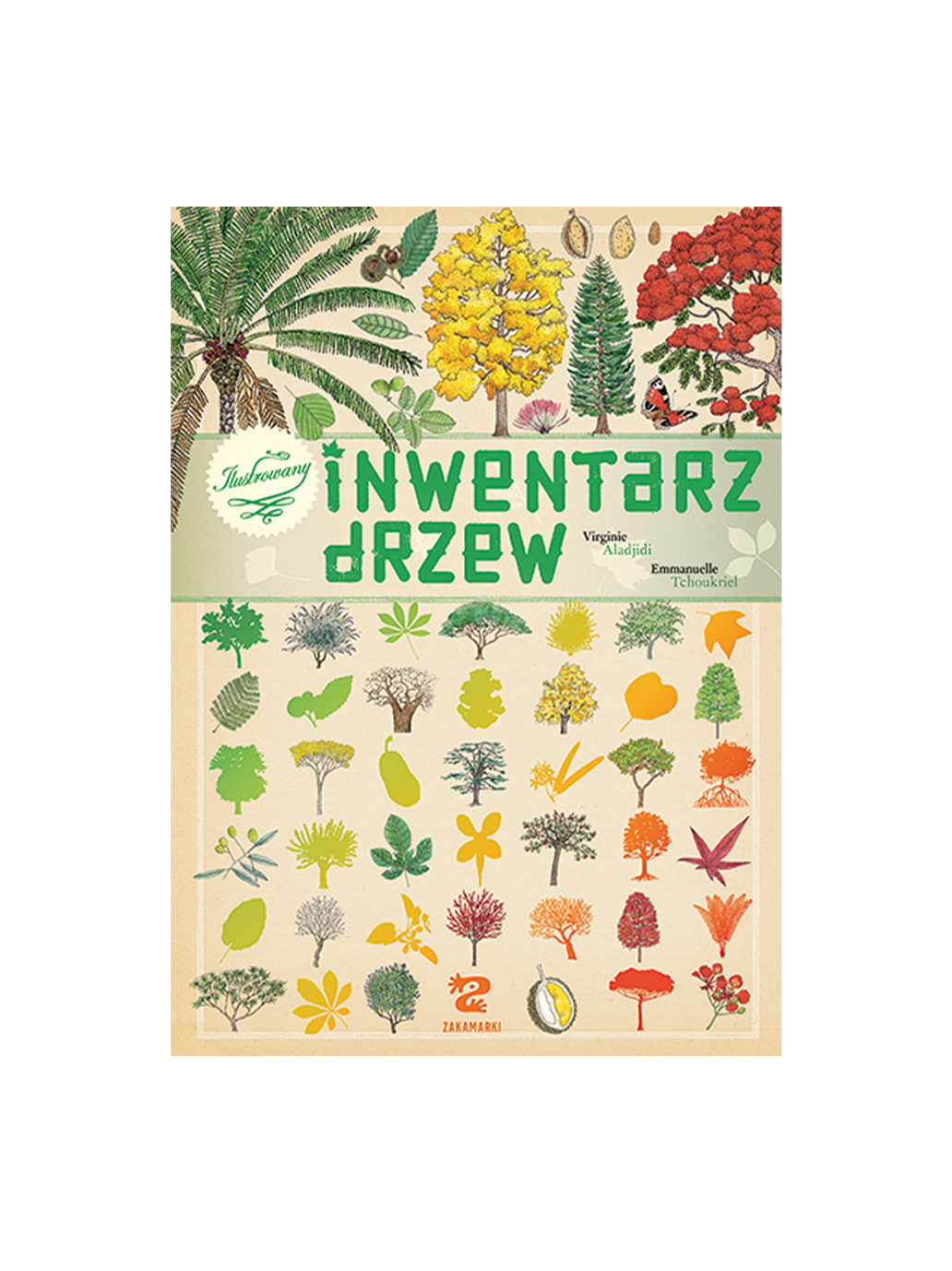 Ilustrowany inwentarz drzew Wydawnictwo Zakamarki BEBE Concept 