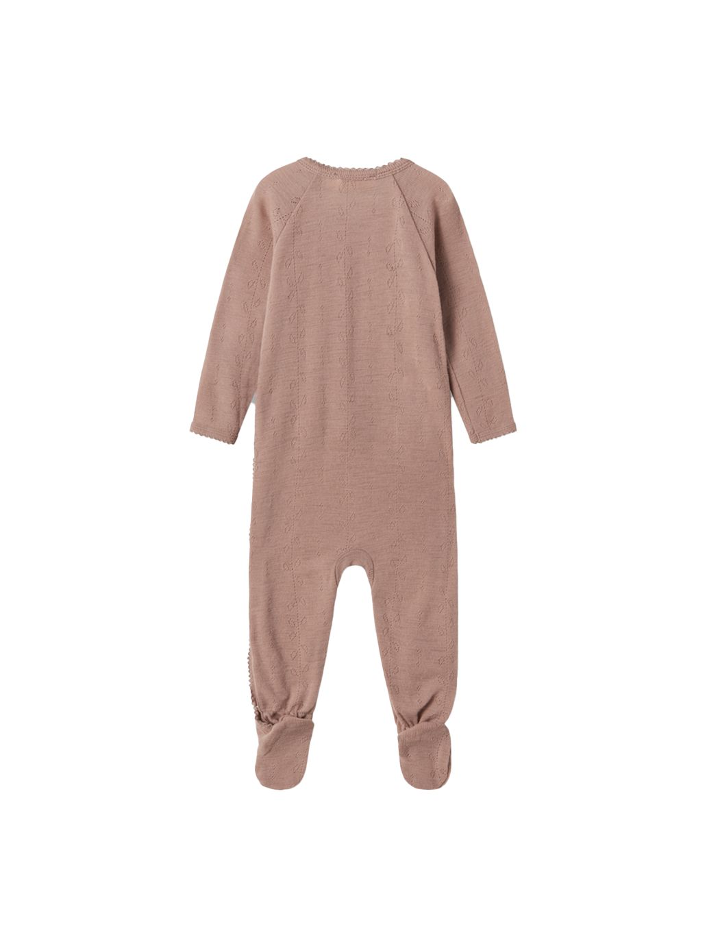 Śpioszki niemowlęce merino Rubetta Pointelle MarMar Copenhagen BEBE Concept 