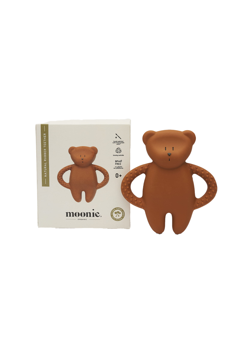 Gryzak z naturalnego kauczuku Moonie BEBE Concept 