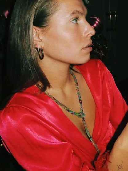 Naszyjnik z koralików Snake Necklace Amori Mori BEBE Concept 