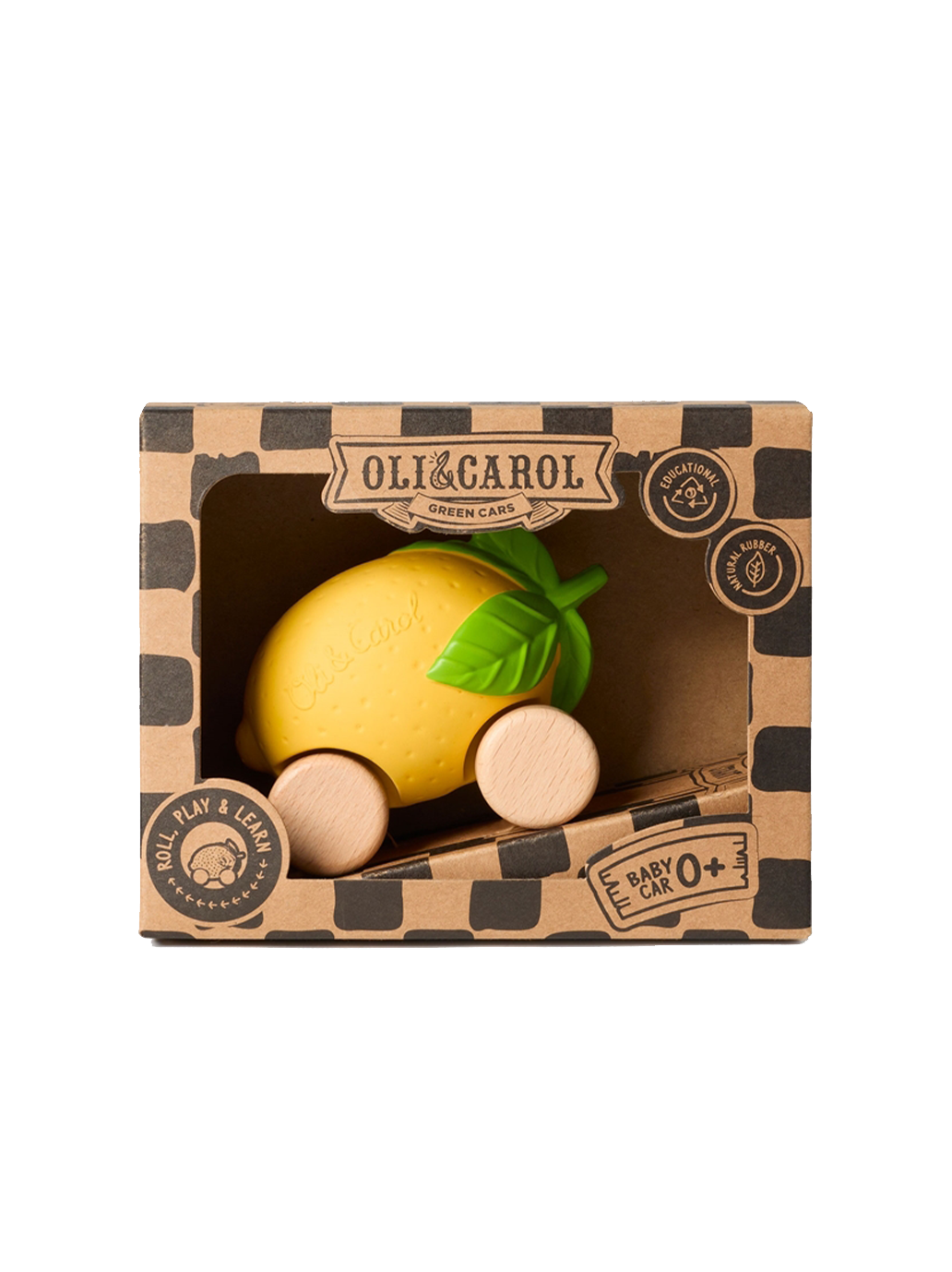 Pierwszy samochodzik z kauczuku Oli &amp; Carol BEBE Concept 