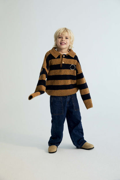 Sweter z wełną Jorge Knit Polo The New Society BEBE Concept 