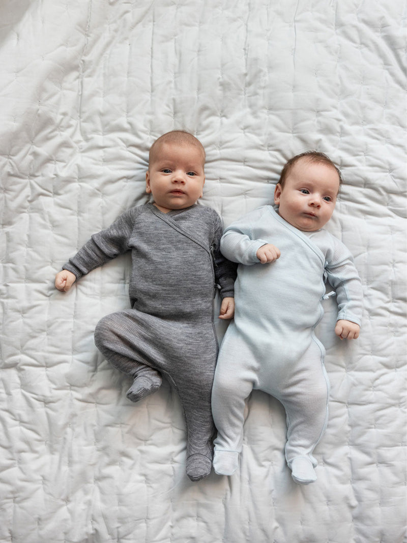 Śpioszki niemowlęce merino Rubetta Rib MarMar Copenhagen BEBE Concept 