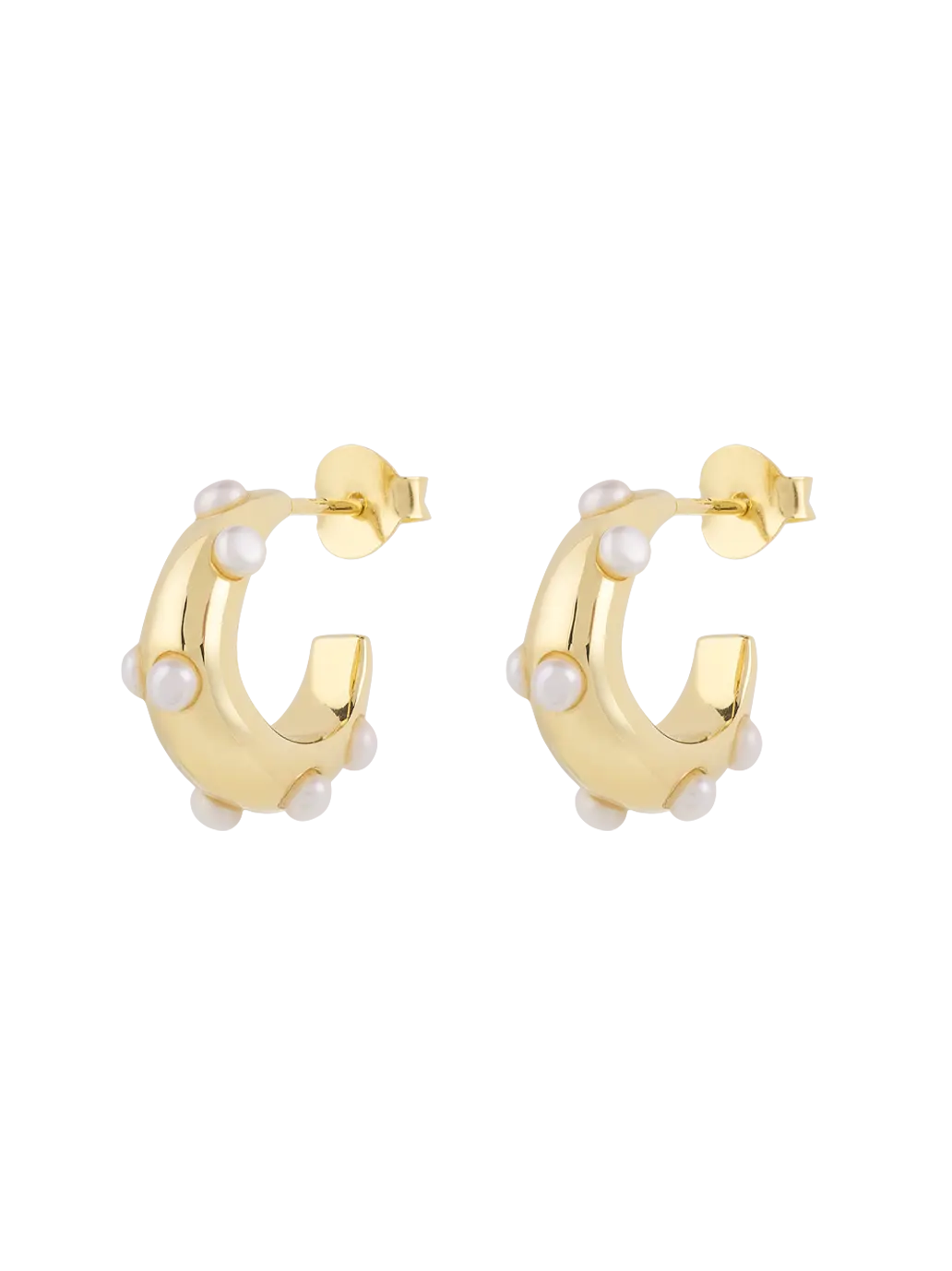Kolczyki Small Ovation Hoop Earrings Anna + Nina BEBE Concept 