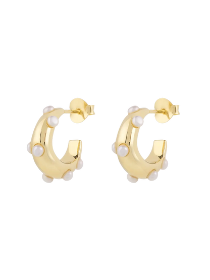 Kolczyki Small Ovation Hoop Earrings Anna + Nina BEBE Concept 