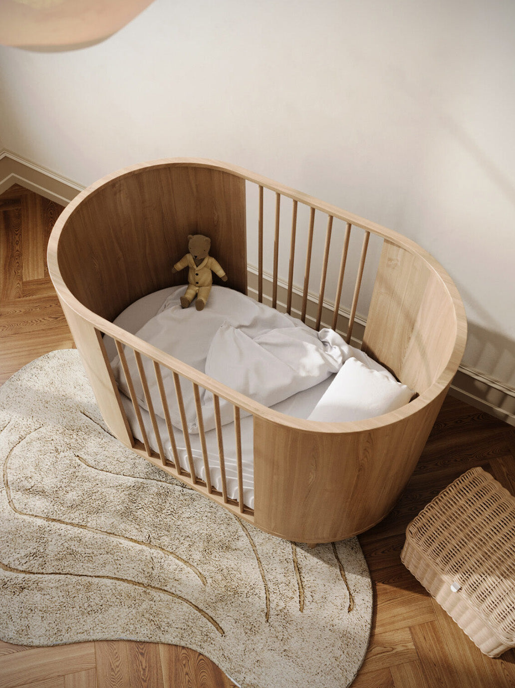 Łóżeczko rosnące z dzieckiem Kai Kas Kopenhagen BEBE Concept 