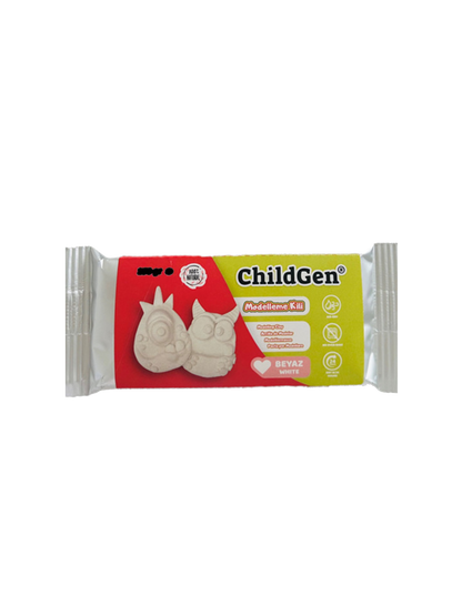 Naturalna, samoutwardzalna biała glinka modelarska ChildGen BEBE Concept 