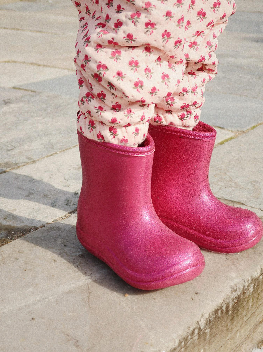 Kalosze Luc lightweight glitter rain boot Konges Slojd BEBE Concept 