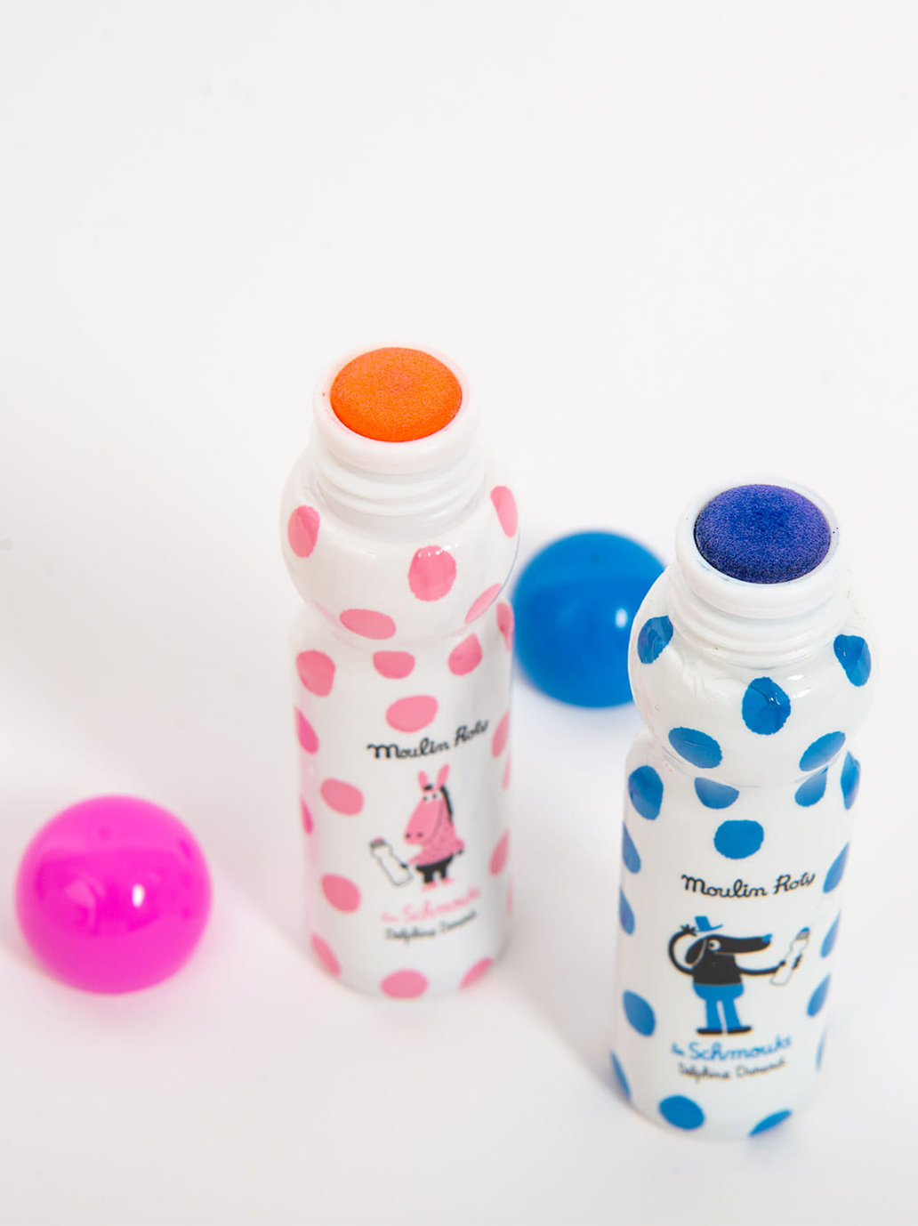 Markery stempelkowe Les Schmouks Moulin Roty BEBE Concept 