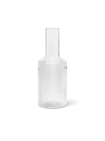Szklana karafka Ripple Carafe Ferm Living BEBE Concept 