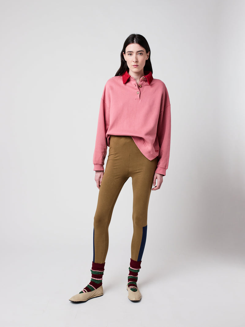 Color Block cotton leggings Bobo Choses BEBE Concept 