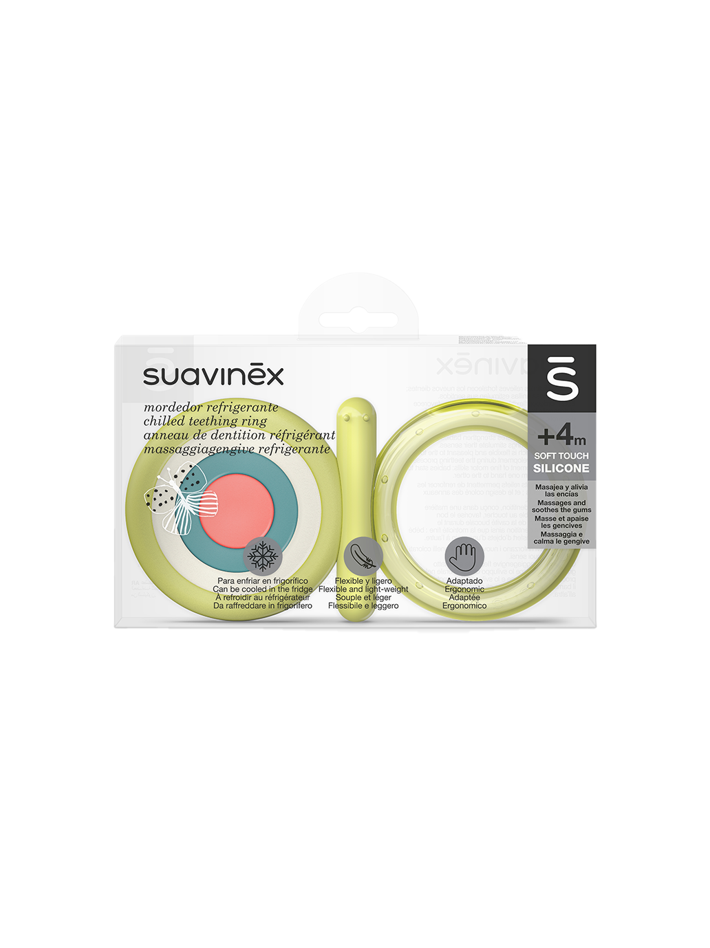 Gryzak wodny Motyl 4m+ Suavinex BEBE Concept 