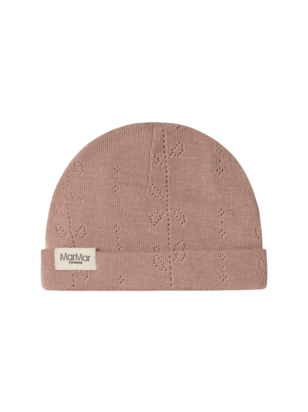 Czapeczka niemowlęca z merino Aiko Pointelle MarMar Copenhagen BEBE Concept 