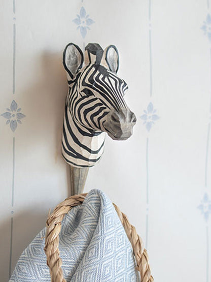 Drewniany haczyk Zebra Wildlife Garden BEBE Concept 
