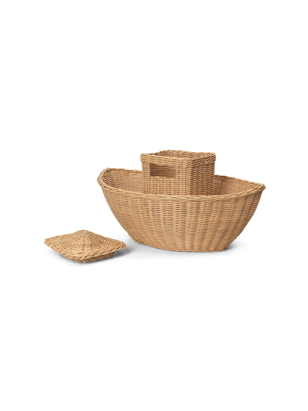 Pleciony kosz na zabawki Ark Ferm Living BEBE Concept 