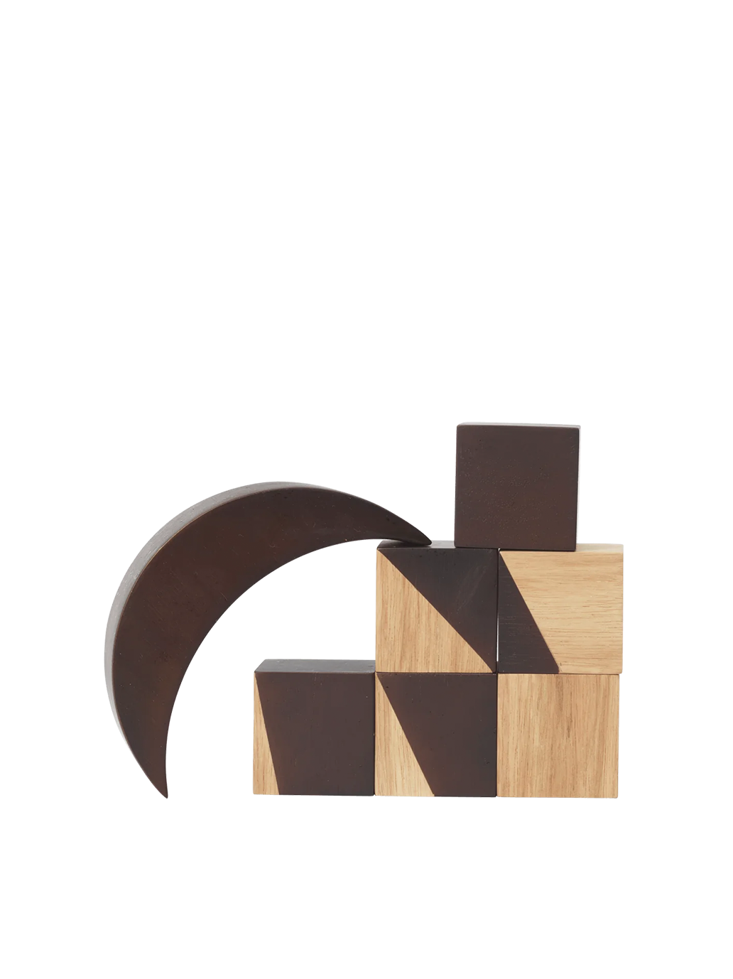 Drewniana układanka Phase Wooden Blocks Ferm Living BEBE Concept 