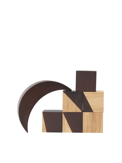Drewniana układanka Phase Wooden Blocks Ferm Living BEBE Concept 