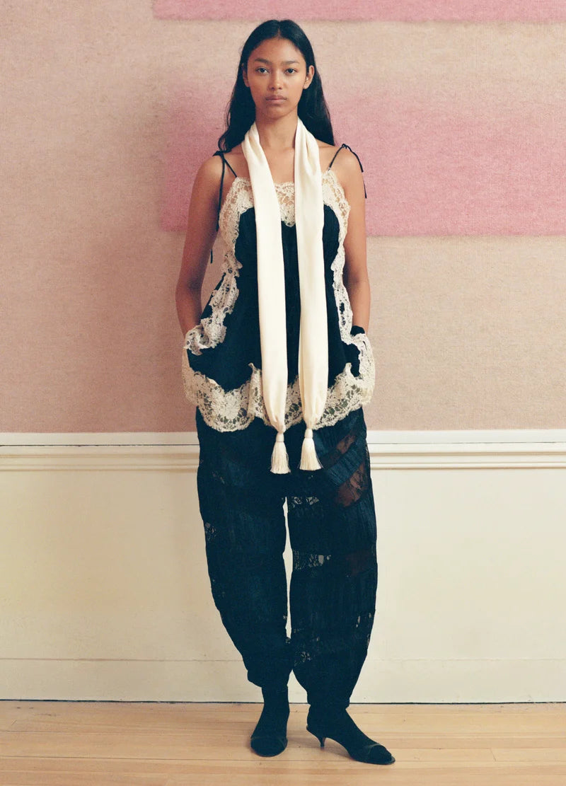 Margaret Solid Balloon Pants BLUE