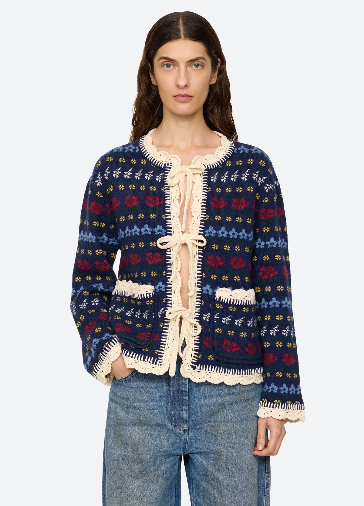 Preston Knit Tie Front Cardigan