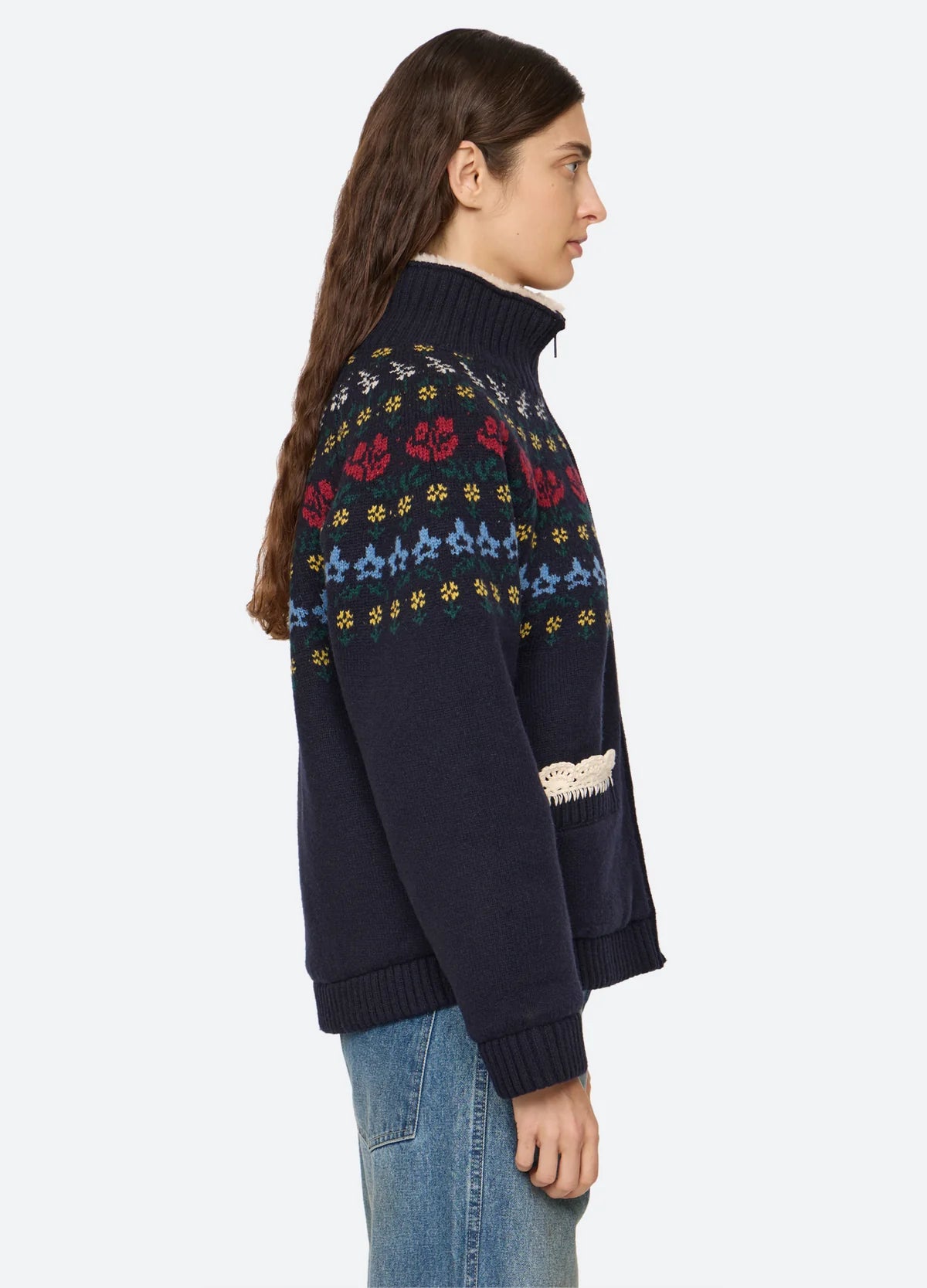 Preston Knit Sherpa Lined Jacket