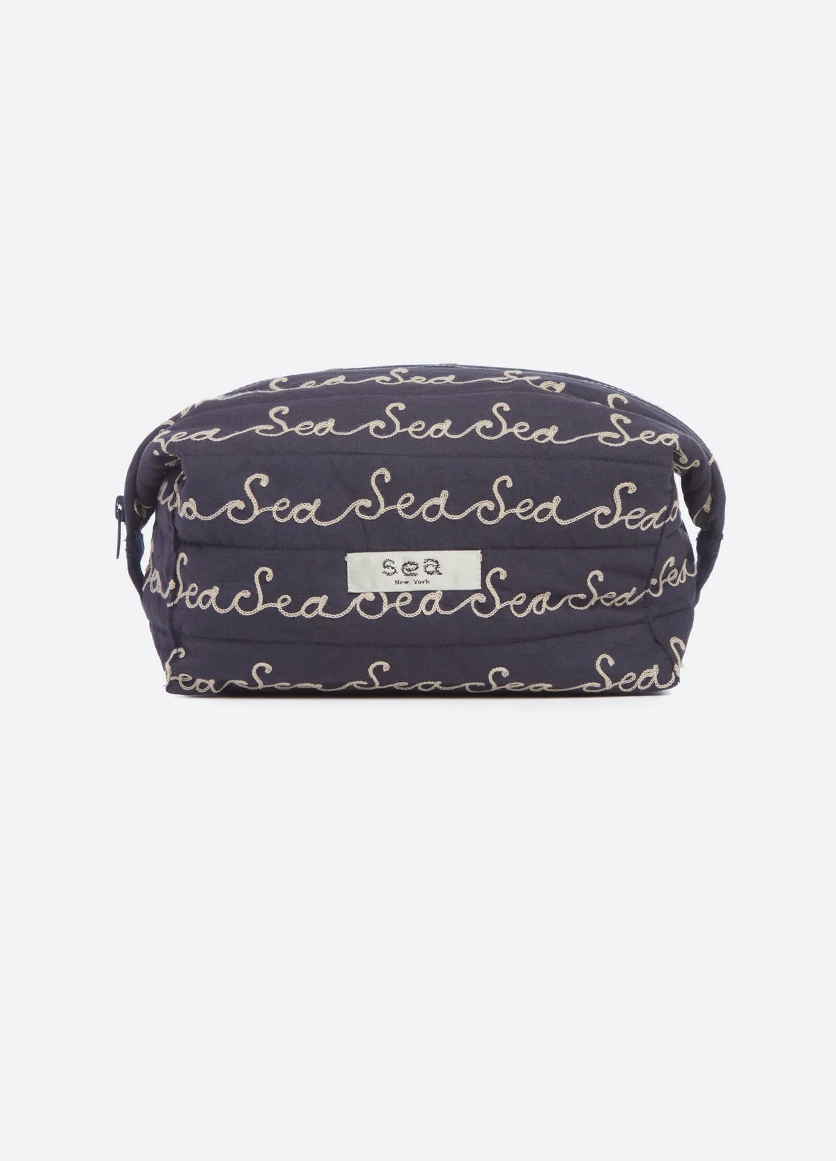 Vita Embroidered Cosmetic Bag