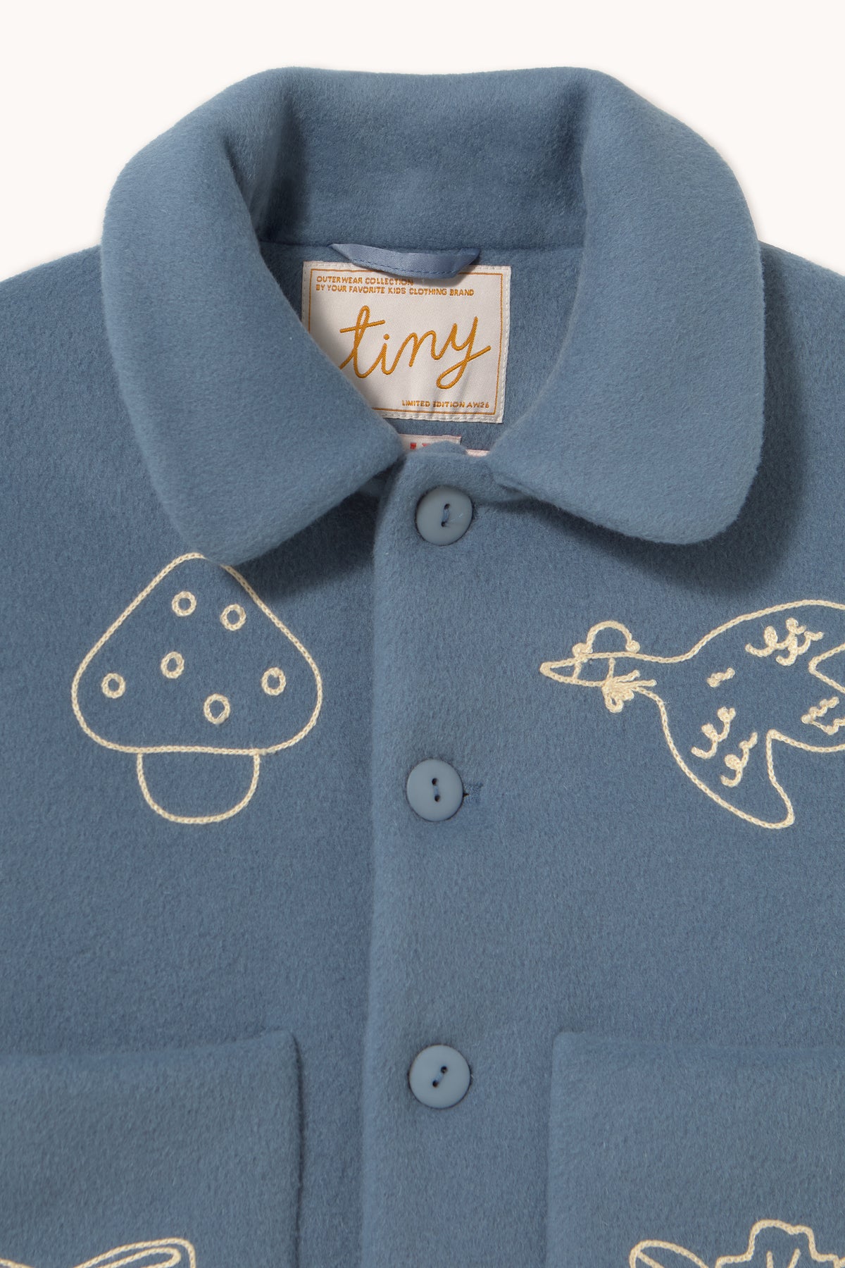 Vlněná bunda DENIM BLUE