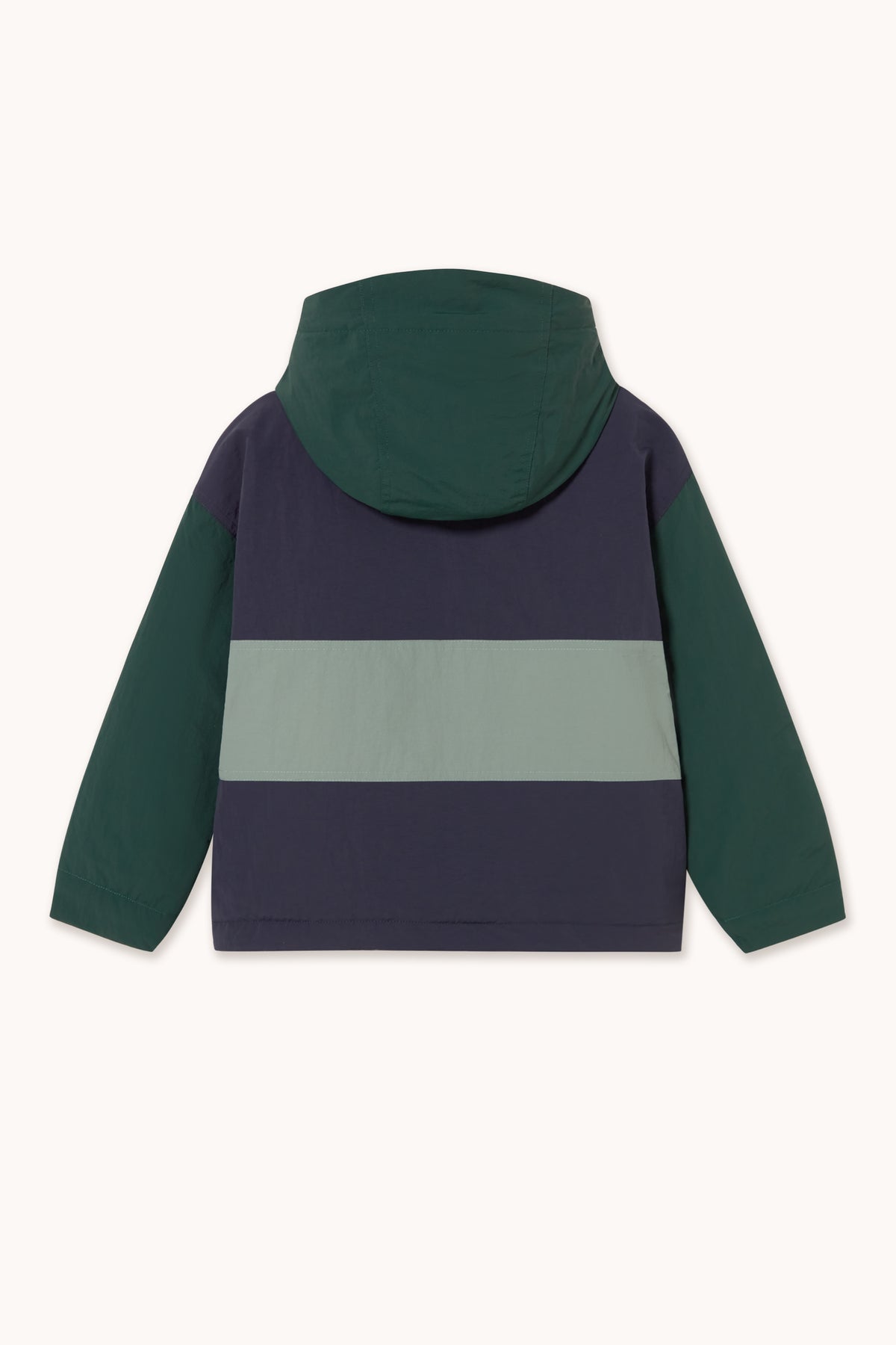 Giacca in tessuto a blocchi di colore LIGHT NAVY