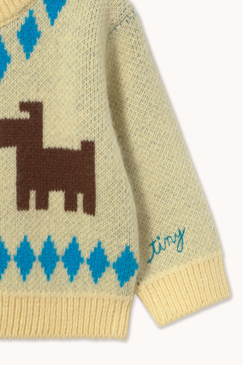Cardigan per neonati Brown Dogs