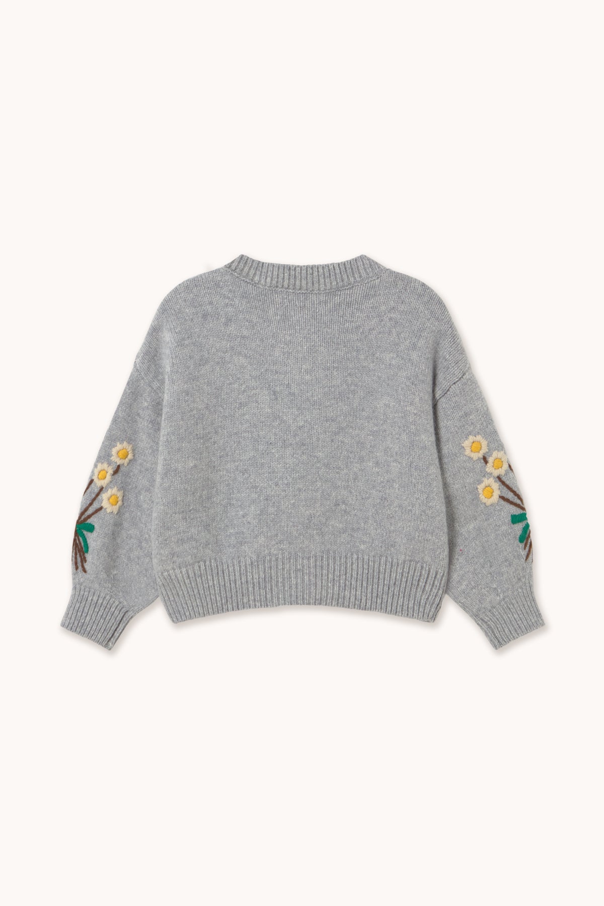 Flowers Cardigan GREY MELANGE
