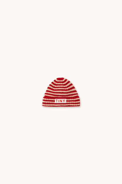 Bonnet à rayures pour bébé