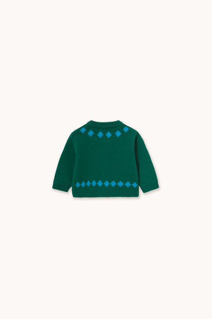 Gilet bébé Vanilla Geese DARK GREEN