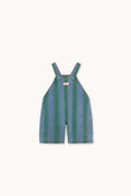 Salopette en jean bébé à rayures rétro DENIM MEDIUM WASH